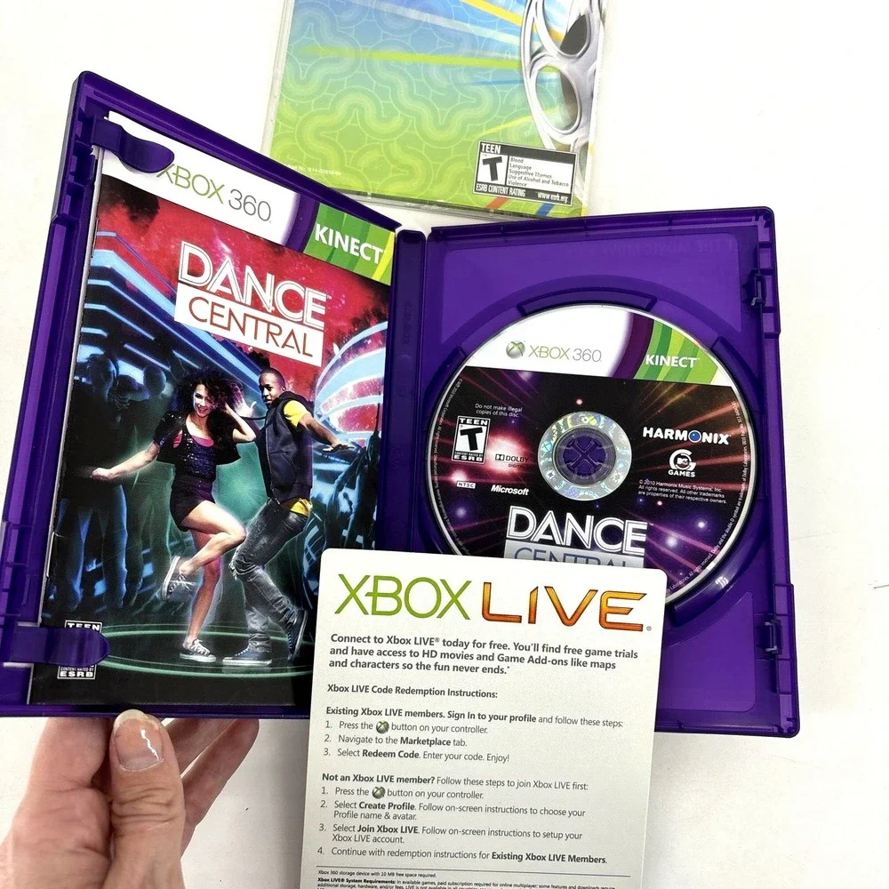XBOX 360 Kinect Game LOT + Scene It Dance‎ Central, Adventures, Your Shape